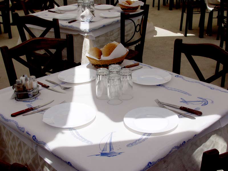 Vracho Restaurant at Kalymnos.