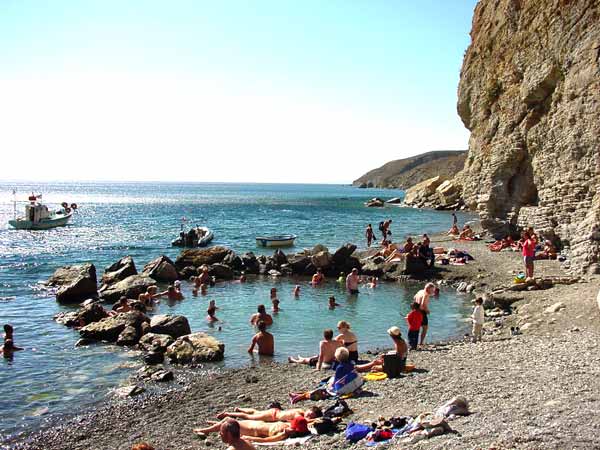 The natural hot-water spring of Kos.