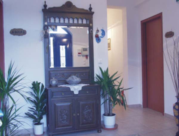 De Xenios Zeus Appartementen in Patmos.