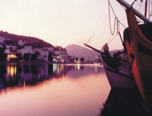 De Xenios Zeus Appartementen in Patmos.