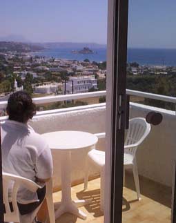 View from the balcony