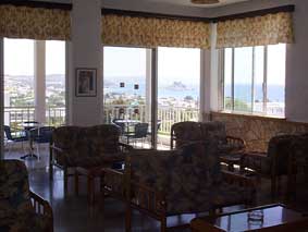 Inside of the hotel